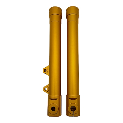 Set Gleitrohr f. ZT-Tuning CNC Telegabel Scheibenbremse Gold