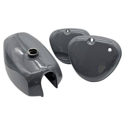 Tank + Seitendeckel Tankset Lackset Dunkelgrau S50, S51, S70 Enduro
