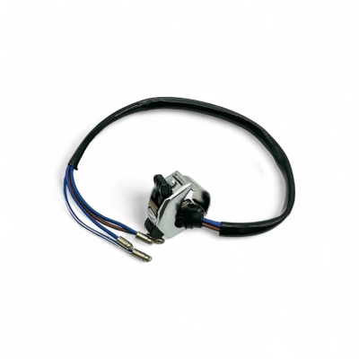 Abblendschalter alte Form mit Schelle (verchromt) und Kabel SR1, SR2, KR50