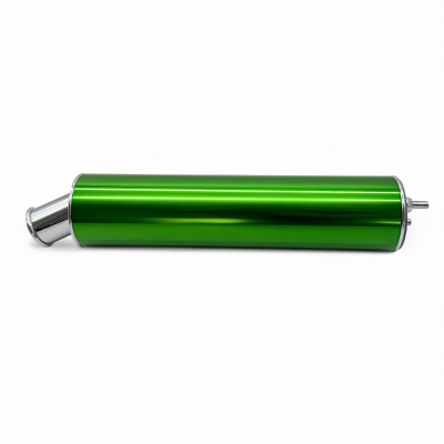 Endschalldämpfer ZT-TUNING Alu Gerade Grün