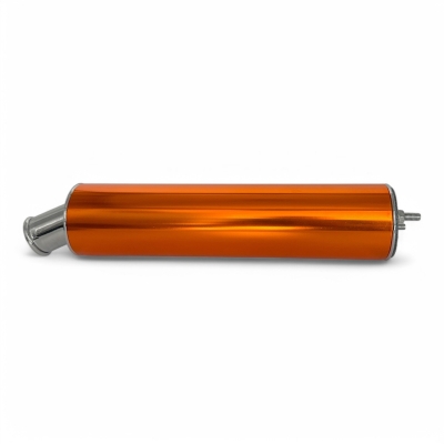 Endschalldämpfer ZT-TUNING Alu Gerade Orange