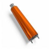 Endschalldämpfer ZT-TUNING Alu Gerade Orange
