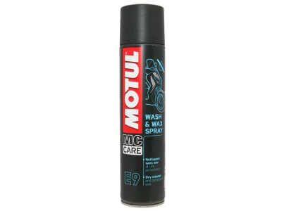 MOTUL E9 Wash & Wax Spray - Trockenreiniger - 400 ml