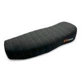 ZT-Tuning exclusiv Alcantara Sitzbank Anthrazit/Schwarz Naht Orange passend für Simson KR51/1, KR51/2, SR4-3, SR4-4