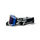 ZT MX Motocross Brille UV400  Blau/Weiß