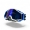 ZT MX Motocross Brille UV400  Blau/Weiß