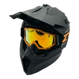 ZT MX Motocross Brille UV400  Schwarz/Orange