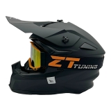 ZT MX Motocross Brille UV400  Schwarz/Orange