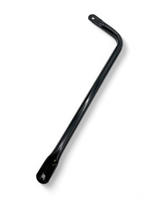 Auspuffstrebe lang, schwarz - für Simson S50, S51, S70