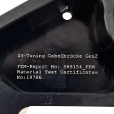 CNC Gabelbrücke "Limited Edition" Grün Racing ultraleichte Version GEN2 passend für Simson S50 S51 S70