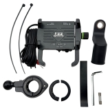 CNC Handyhalter mit USB-Ladefunktionfunktion Smartphone Halter passend f. Simson S51, S50 usw.
