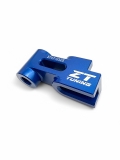 ZT CNC Knochen / Stütze für Bremshebel / Bremsstütze hinten Eloxiert Blau