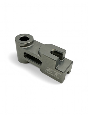 ZT CNC Knochen / Stütze für Bremshebel / Bremsstütze hinten Eloxiert Titan Grau