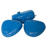 Tank + Seitendeckel Tankset Lackset Atlanikblau S51, S70