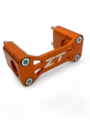 ZT Lenkerklemmung CNC Eloxiert Variante 1 Orange-Kurz