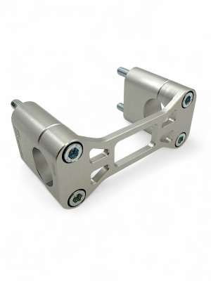 ZT Lenkerklemmung CNC Eloxiert Variante 2 Natur-Kurz
