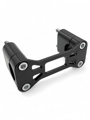 ZT Lenkerklemmung CNC Eloxiert Variante 2 Schwarz-Kurz