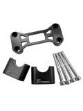ZT Lenkerklemmung CNC Eloxiert Variante 2 Schwarz-Kurz