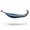 MTX 130 Auspuffanlage Titan Hell Blau mit Kalotte, ZTX Rennauspuff passend f. Simson S51