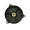 Radnabe Schwarz, mit Lager, Bremse SR50, SR80, Roller
