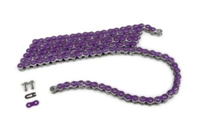 Verstärkte Kette, 420/140 Glieder Violett