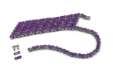 Verstärkte Kette, 420/140 Glieder Violett