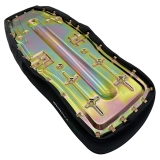 ZT-Tuning exclusiv Alcantara Sitzbank Anthrazit/Schwarz Naht dunkel Grün passend für Simson KR51/1, KR51/2, SR4-3, SR4-4