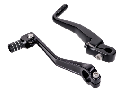 Kickstarter, Schalthebel klappbar Aluminium Schwarz eloxiert für Simson S51, S53, S70, S83
