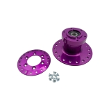 Vorderradnabe f. Scheibenbremse - Violett Eloxiert-...