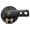 Hupe 12V, 105 dB mit Halter  in Schwarz