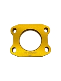 ZT Aluplatte Gold eloxiert f. PWK34 runde Innenkontur