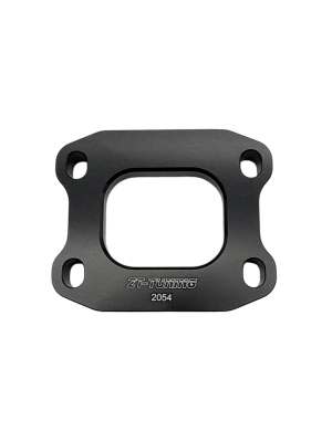 ZT Aluplatte Schwarz eloxiert f. PWK34 eckig Innenkontur