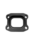 ZT Aluplatte Schwarz eloxiert f. PWK34 eckig Innenkontur
