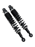 NEW Performance Federbeine Set S50, S51, S70 Enduro Stoßdämpfer Set (2 Stk.) 360mm Silber-Schwarz-Schwarz