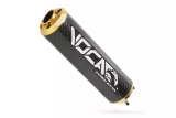 VOCA Endschalldämpfer Alu CNC Carbon/Gold