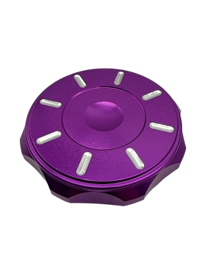 Alu CNC Tankdeckel eloxiert Design 2 passend für alle Simson Modelle Lila