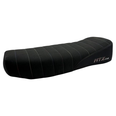 MTX130 exclusiv Alcantara Sitzbank Anthrazit/Schwarz Naht Rainbow GEN 2 passend für Simson S50, S51, S70