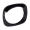 Scheinwerferring Vogelserie mit Schirm schwarz KR51, SR4-