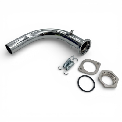 ZT Tuning Krümmer mit Kalottenset, verchromt, Ø 32mm für KR51/1, SR4-2, SR4-3, SR4-4