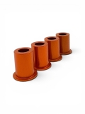 ZT CNC Federhülse Set (4stk.) eloxiert Orange