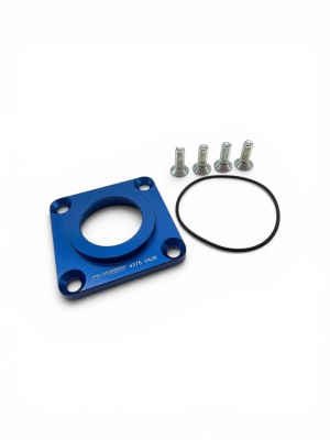 ZT CNC Dichtkappe Alu eloxiert f. Abtriebswelle inkl. O-Ring 2026 Blau