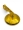 CNC Spiegel mit Lenkerklemmung Gold
