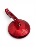 CNC Spiegel mit Lenkerklemmung Rot