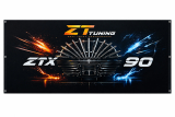 ZTX 90 Banner/Plane, Mesh-Gewebe mit Ösen, 250x100 cm