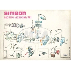 Motorenregeneration inkl. Kurbelwelle Simson S51 u. S70