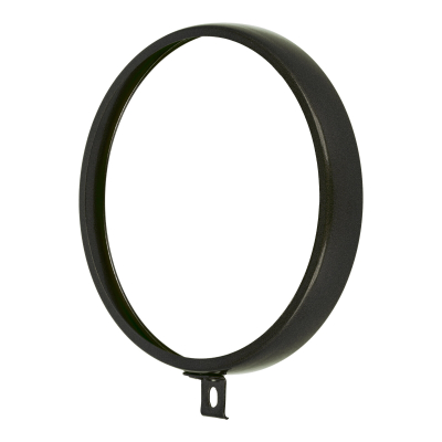 Lampenring Scheinwerfer 140 mm schwarz metallic