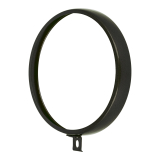 Lampenring Scheinwerfer 140 mm schwarz metallic