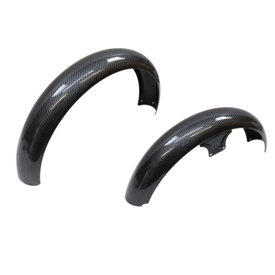 Schutzblech Kotflügel Set: Vorn & Hinten für Simson S50 S51 S70 in Carbon-Optik