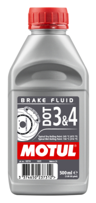 MOTUL DOT 3+4 Brake Fluid Bremsflüssigkeit; SAE J 1703 - 0,5 Liter